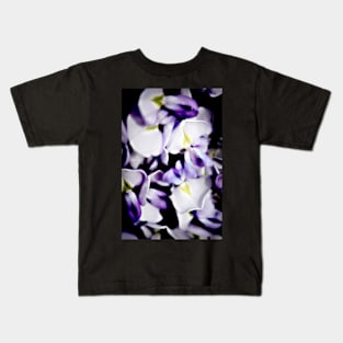 Purple wisteria flowers Kids T-Shirt